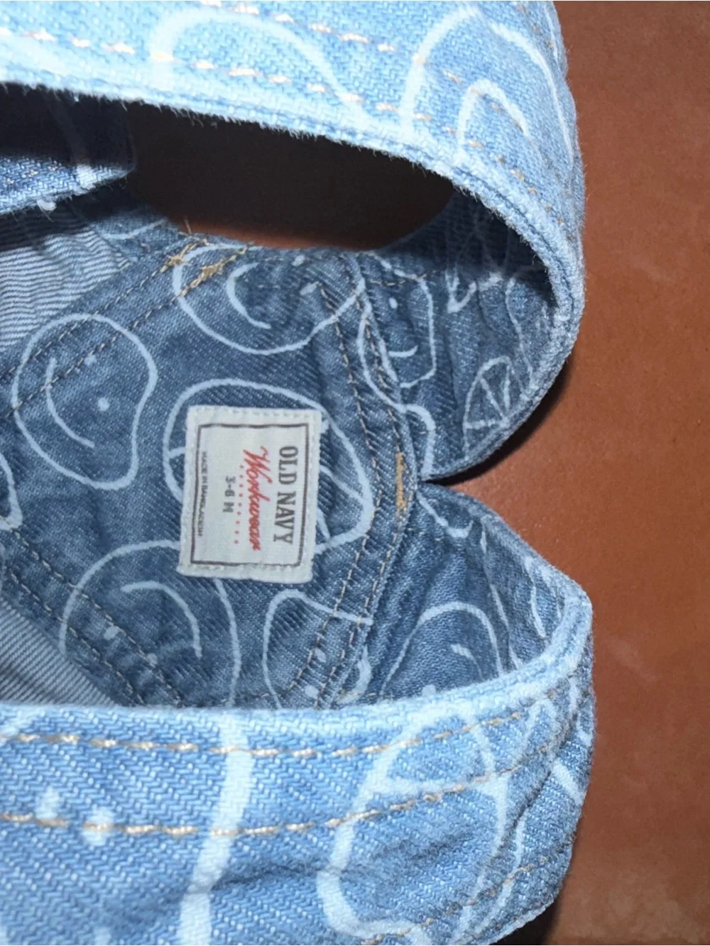 OshKosh B'gosh Blue Smiley Denim Kids Jacket